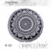 Mandala Life ART Housse de Coussin de Sol Bohemian Yoga - Décoration pour Pouf et Oreiller de Méditation - ZAFU - 75cm - Coton Biologique - B078CXSLXT